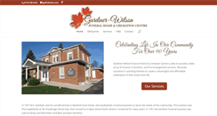Desktop Screenshot of gardinerwilsonfuneralhome.com