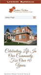 Mobile Screenshot of gardinerwilsonfuneralhome.com